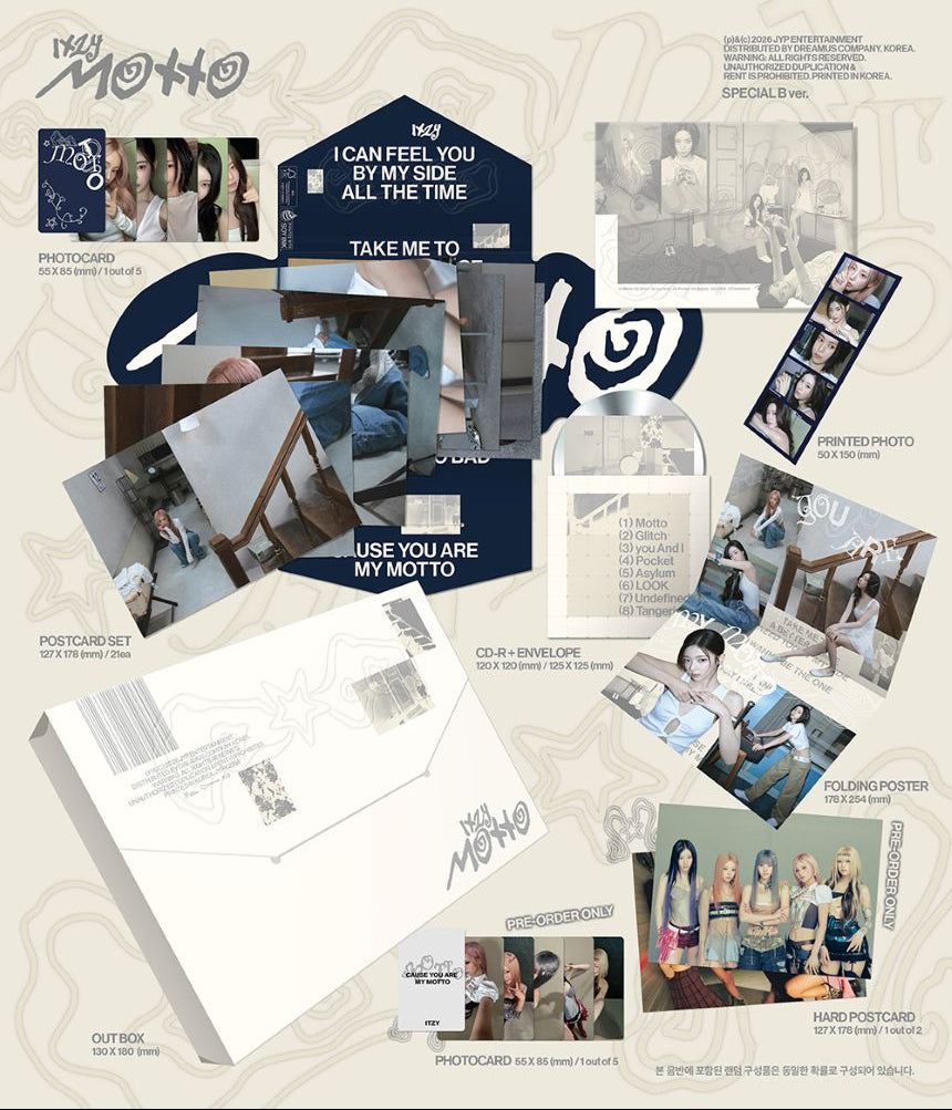 ITZY - 12th Mini Album 'Motto' (SPECIAL ver.)