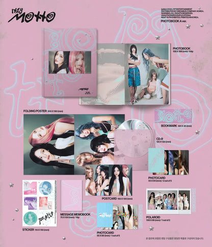 ITZY - 12th Mini Album 'Motto' (Photobook ver.) + MAKESTAR Photocard POB
