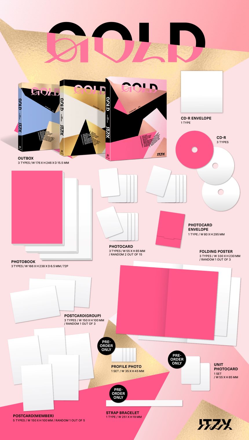 ITZY - 2nd Album 'GOLD' (Standard Version)