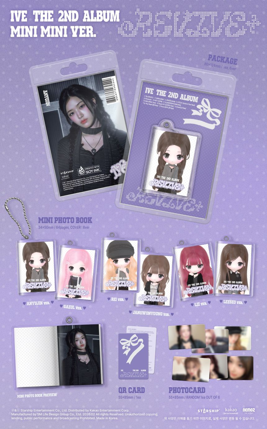 IVE - 2nd Album 'REVIVE+' (MINI MINI ver.)