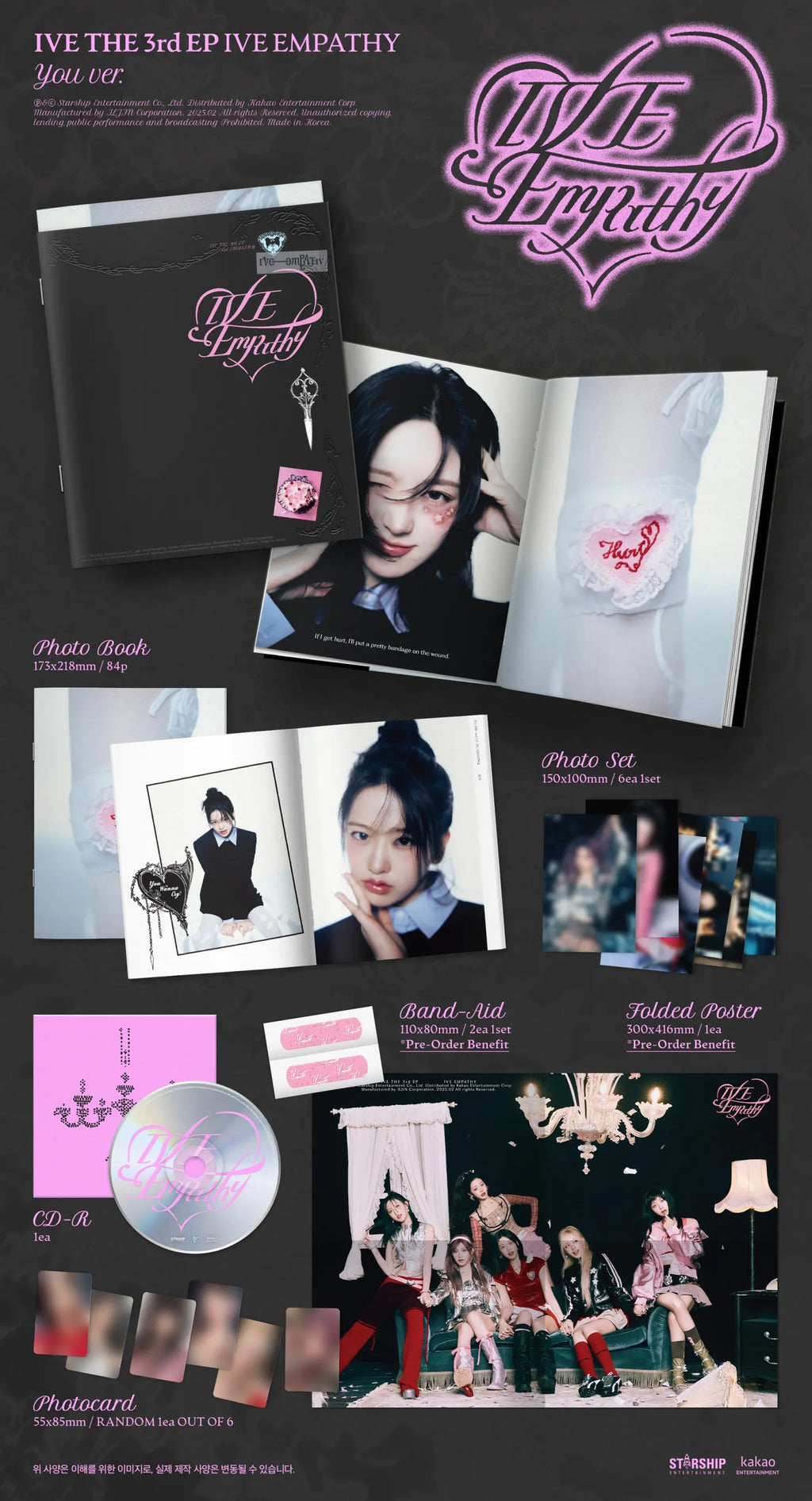 IVE - 3rd Mini-Album 'I'VE EMPATHY' (Standard Version)