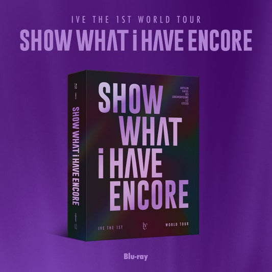 IVE  - THE 1ST WORLD TOUR 'SHOW WHAT I HAVE - ENCORE' (Blu-ray Version) + Apple Music Photocard POB