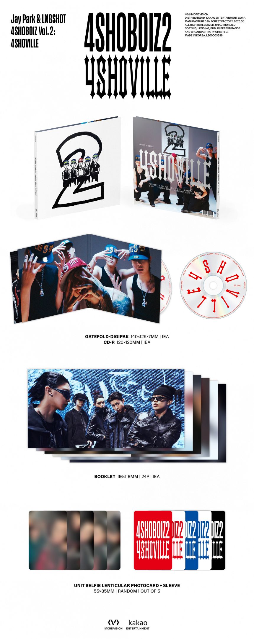 JAY PARK, LNGSHOT - Mixtape '4SHOBOIZ Vol. 2: 2SHOVILLE'