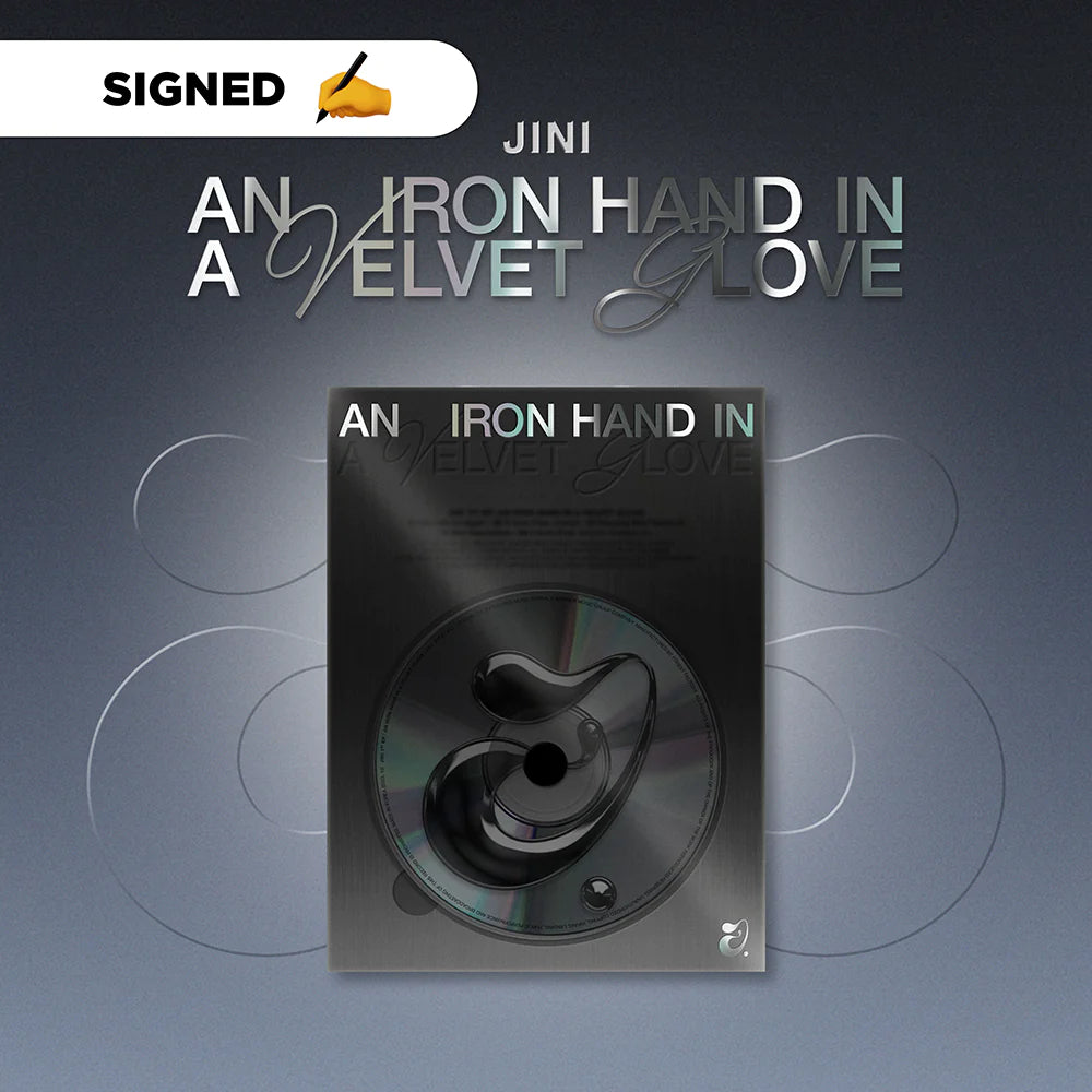 [FINAL SALE] JINI - 1st EP 'AN IRON HAND IN A VELVET GLOVE' [SIGNED ALBUM] (US Exclusive)