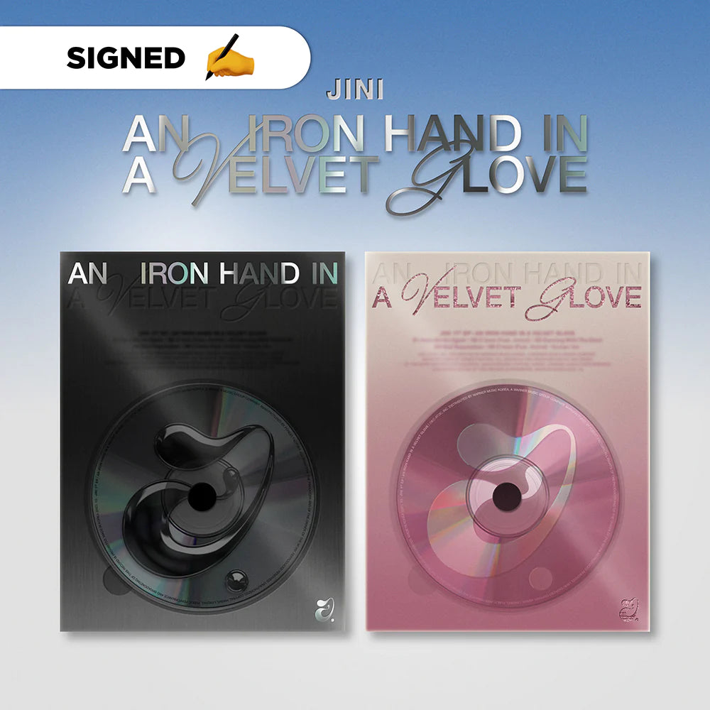 [FINAL SALE] JINI - 1st EP 'AN IRON HAND IN A VELVET GLOVE' [SIGNED ALBUM] (US Exclusive)
