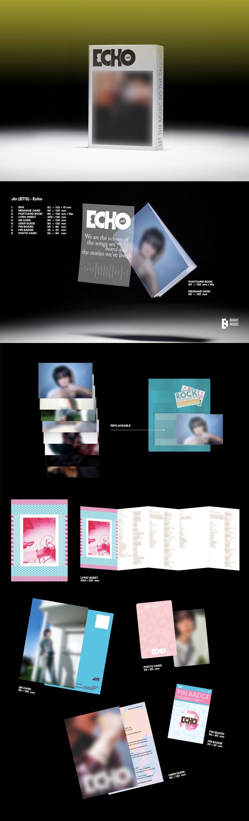 [PRE-ORDER] BTS - JIN - 2nd Mini Album 'Echo' (Weverse Version)