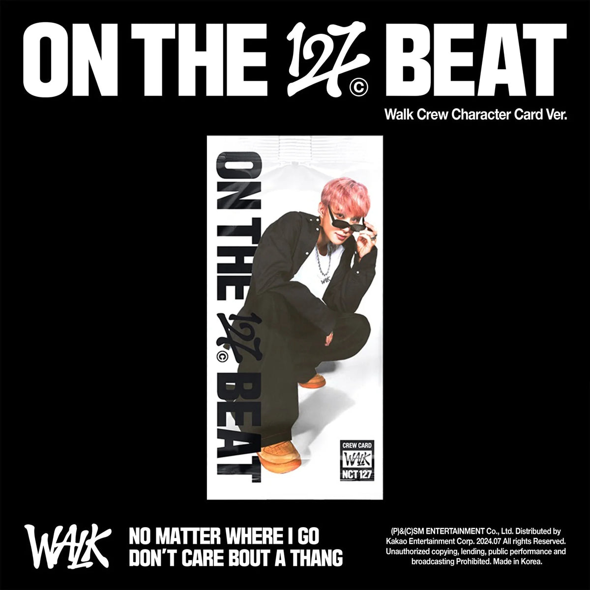 [FINAL SALE] NCT 127 - 6th Album 'WALK' (Walk Crew Character Card Version)