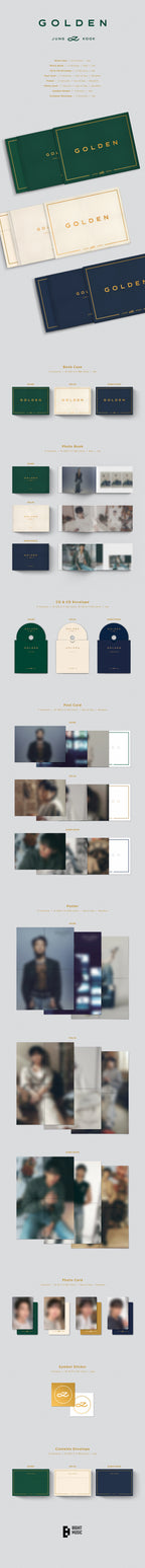 BTS - Jung Kook - 1st Solo Album 'GOLDEN'