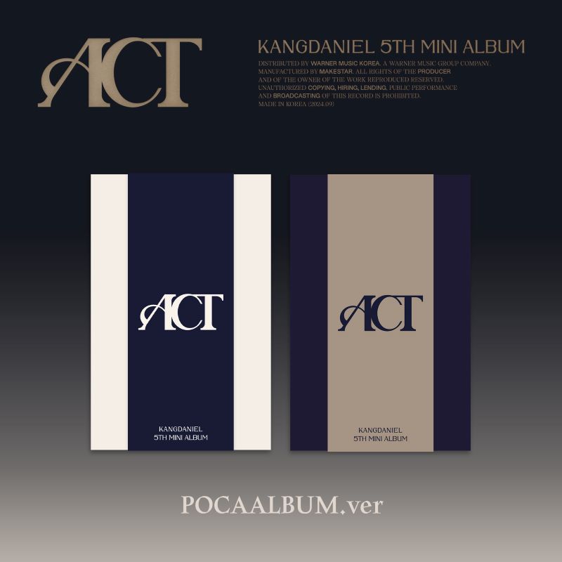 KANG DANIEL - 5th Mini-Album 'ACT' (POCA ALBUM Version)