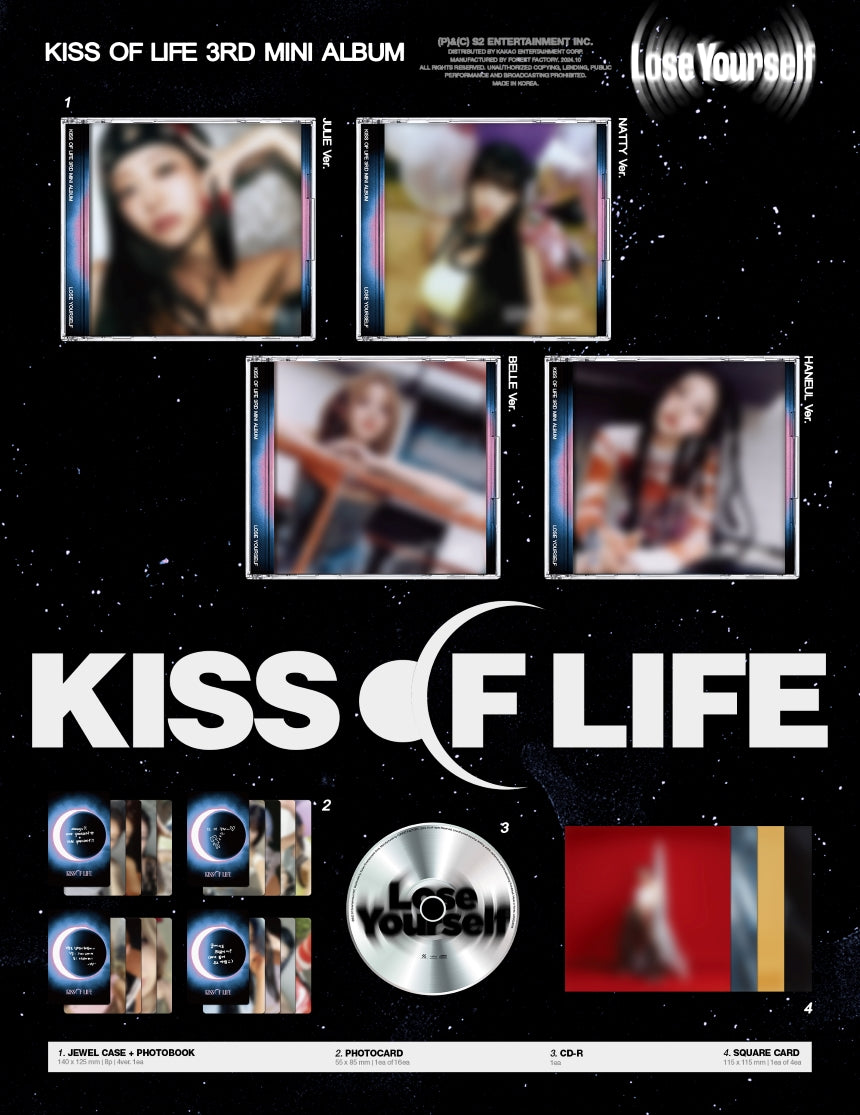 [FINAL SALE] KISS OF LIFE - 3rd Mini-Album 'Lose Yourself' (Jewel Case Version)