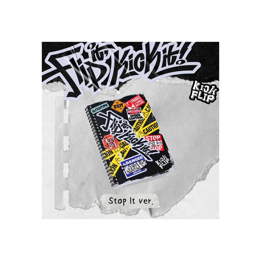 KickFlip - 1st Mini-Album 'Flip it, Kick it!' (Standard Version) + Apple Music POB Photocard