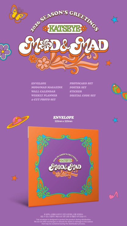 [PRE-ORDER] KATSEYE - 2026 SEASON'S GREETINGS 'MOD & MAD'