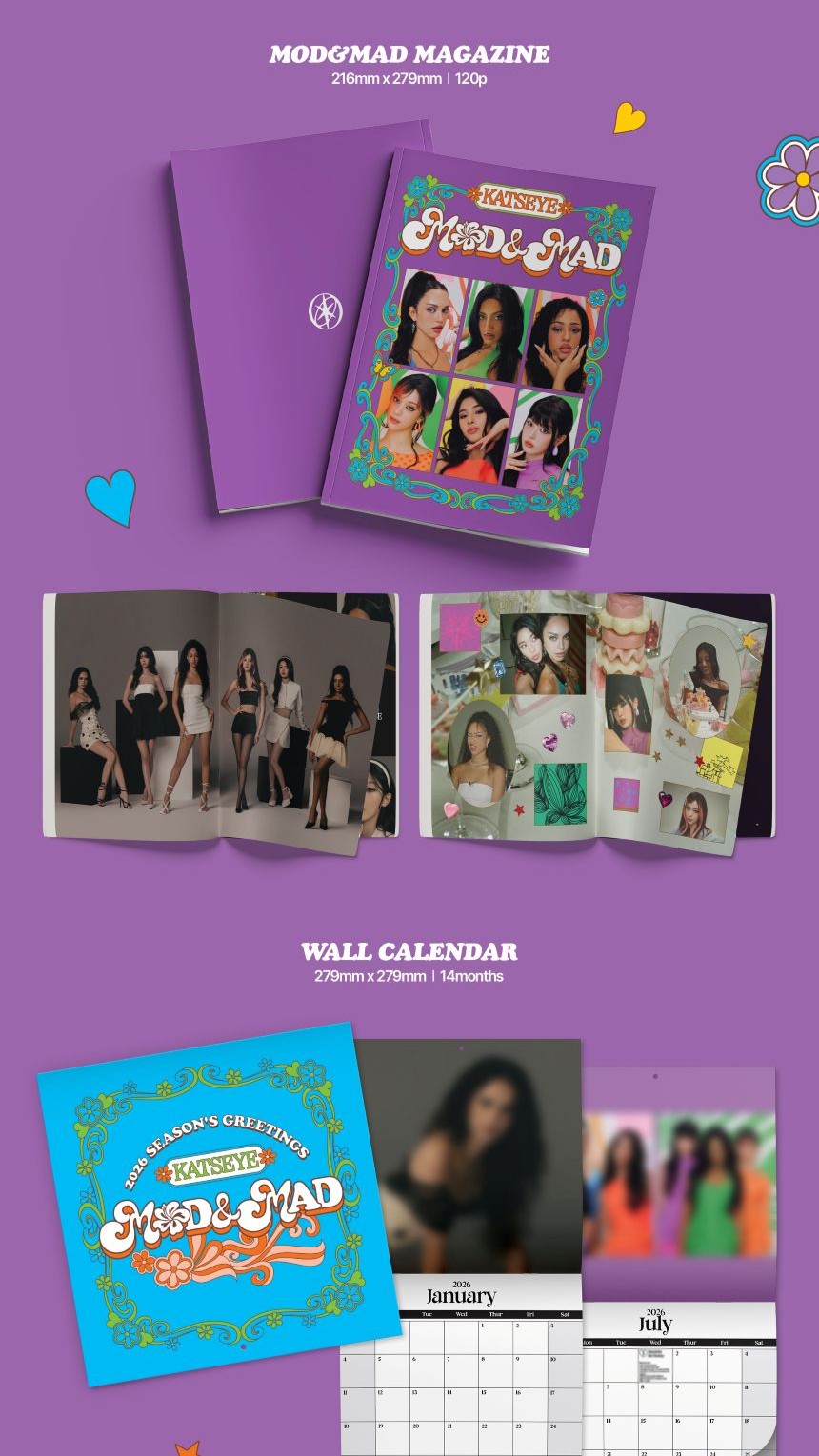 [PRE-ORDER] KATSEYE - 2026 SEASON'S GREETINGS 'MOD & MAD'