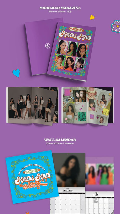 [PRE-ORDER] KATSEYE - 2026 SEASON'S GREETINGS 'MOD & MAD'