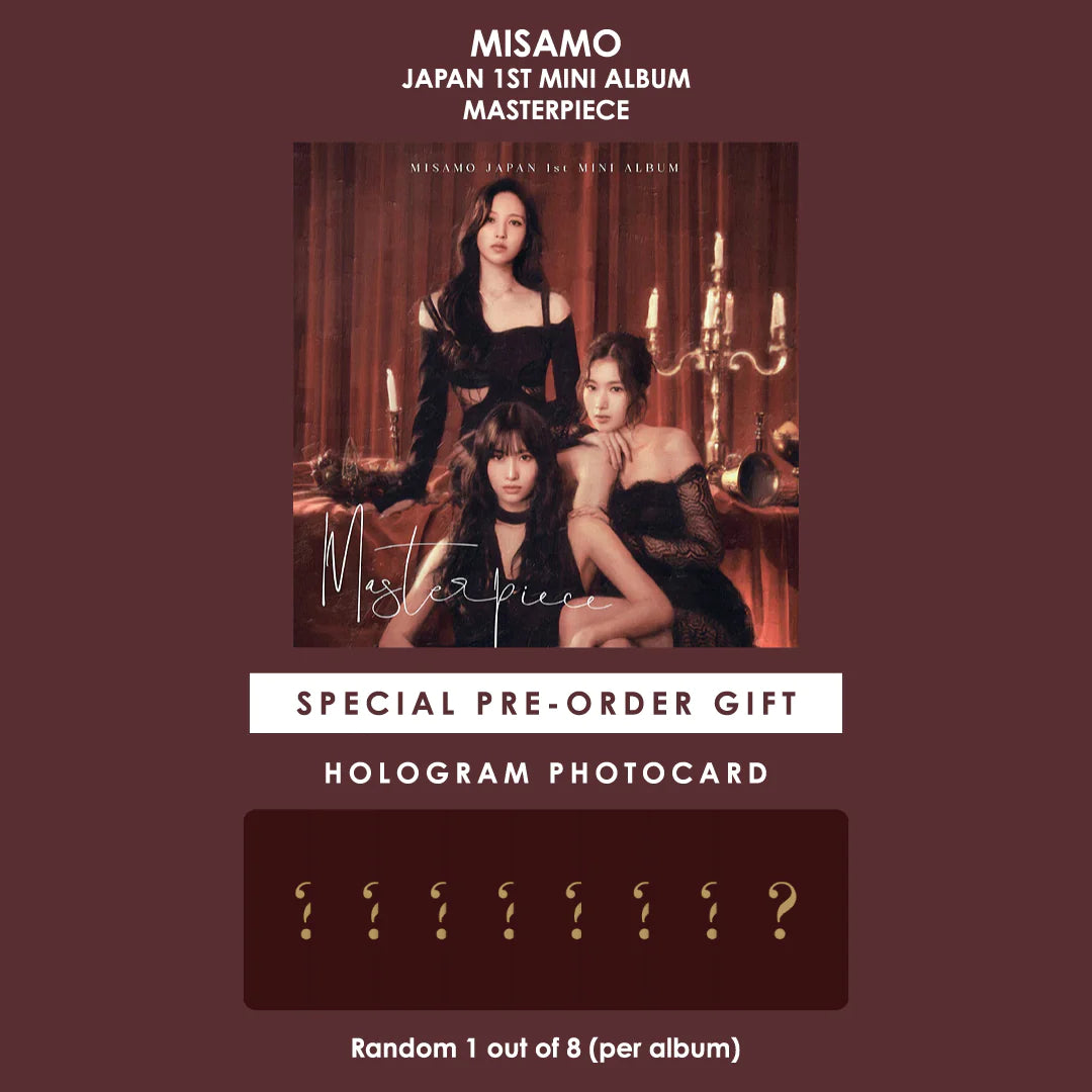 TWICE - MISAMO - 1st Mini-Album 'MASTERPIECE' (Standard Version) + withmuu Photocard