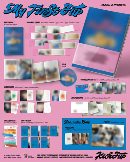 [PRE-ORDER] KickFlip- 3rd Mini Album 'My First Flip' (Standard ver.) + Apple Music Photocard POB