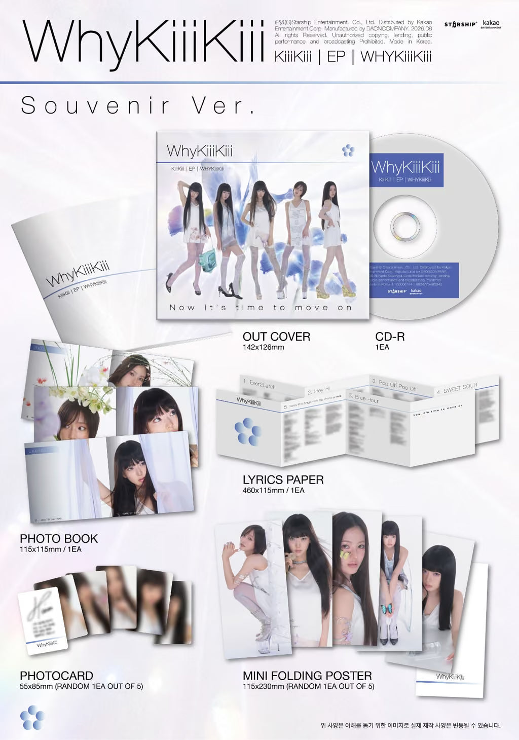 [PRE-ORDER] KiiiKiii - 3rd EP 'WhyKiiiKiii' (Souvenir ver.)