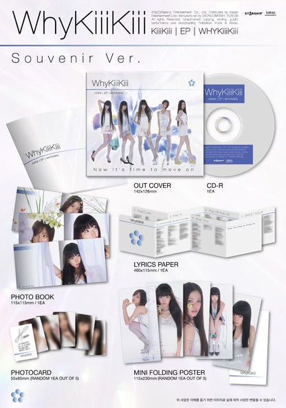 [PRE-ORDER] KiiiKiii - 3rd EP 'WhyKiiiKiii' (Souvenir ver.)