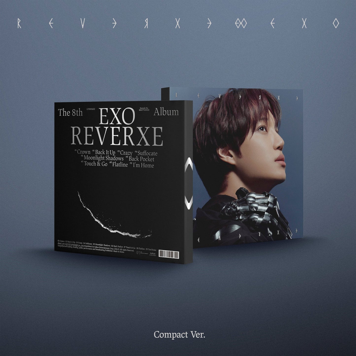 EXO - 8th Album 'REVERXE' (Compact ver.) + Apple Music Photocard POB