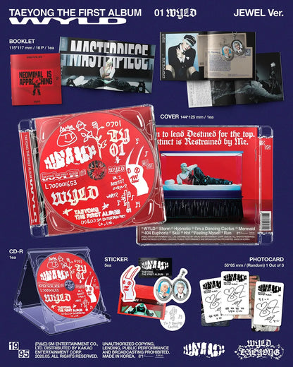 NCT - TAEYONG - 1st Full Album 'WYLD' (Jewel Case Ver.) + MAKESTAR POB