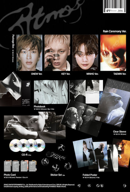[PRE-ORDER] SHINee - 6th Mini Album 'Atmos' (Rain Ceremony ver.) + Apple Music Photocard POB