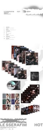 LE SSERAFIM - 5th Mini-Album 'HOT' (Compact Version)