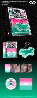 [PRE-ORDER] LE SSERAFIM - 2nd Single Album 'Made My Night' (Glow Clicker Keychain ver.)