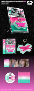 [PRE-ORDER] LE SSERAFIM - 2nd Single Album 'Made My Night' (Glow Clicker Keychain ver.)