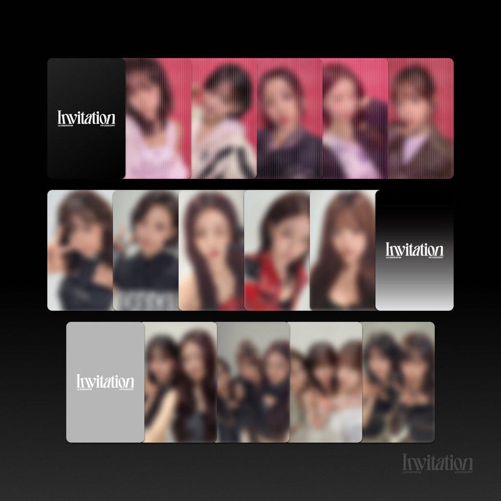 LE SSERAFIM - VR CONCERT MERCH - LENTICULAR PHOTOCARD PACK