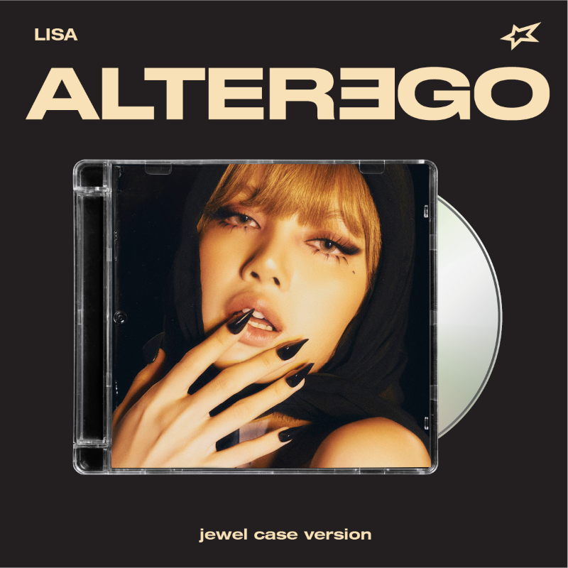 [PRE-ORDER] BLACKPINK - LISA - 'Alter Ego' (Jewel Case Version) + Apple Music POB Photocard