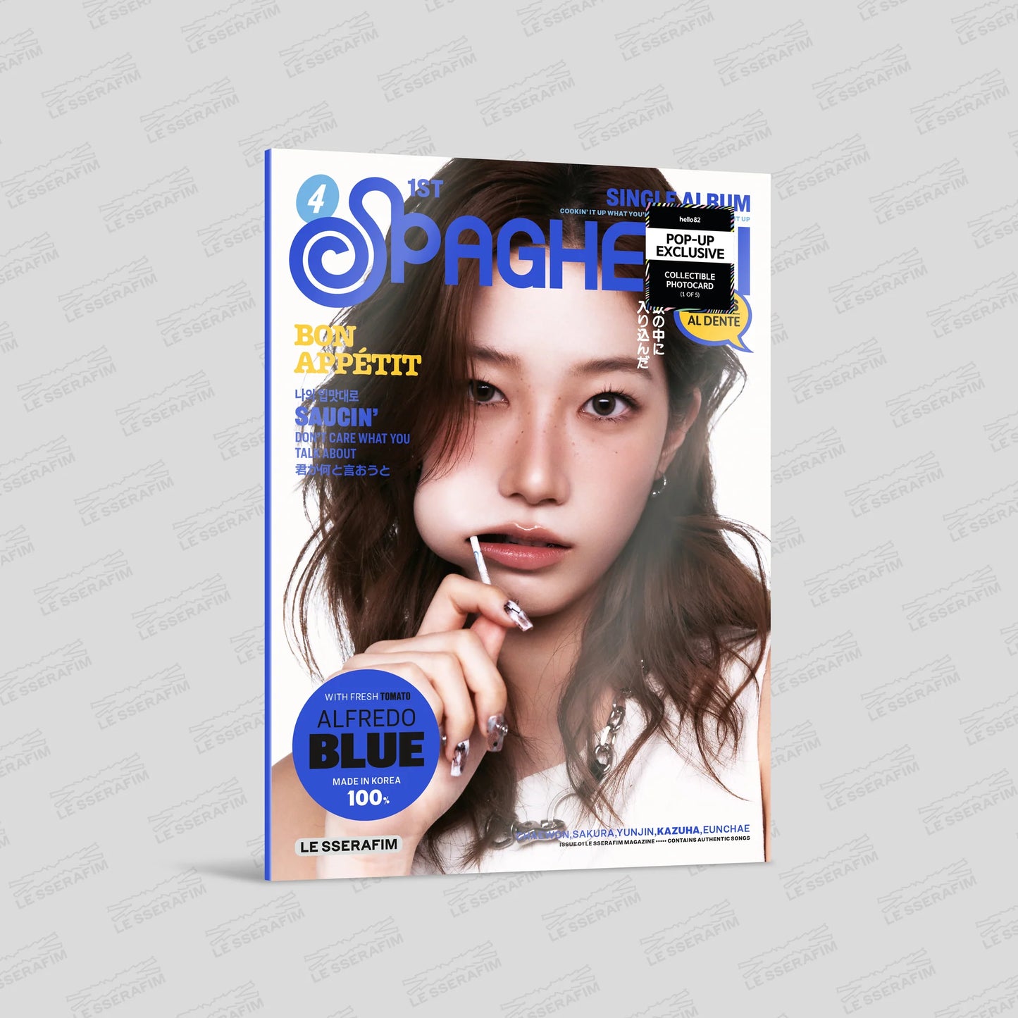 LE SSERAFIM - 1st Single Album 'SPAGHETTI' (COMPACT ver.) [POP-UP Excl.]