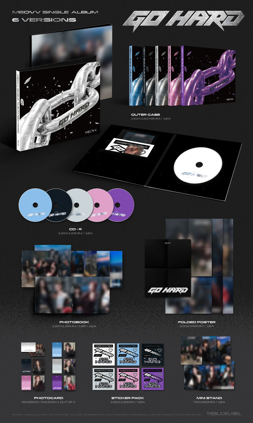 [PRE-ORDER] MEOVV - Single Album 'GO HARD' (Photobook ver.)