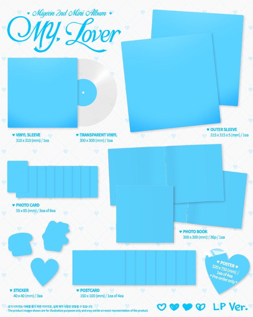 i-dle - MIYEON - 2nd Mini Album 'MY, Lover' (LP Ver.)