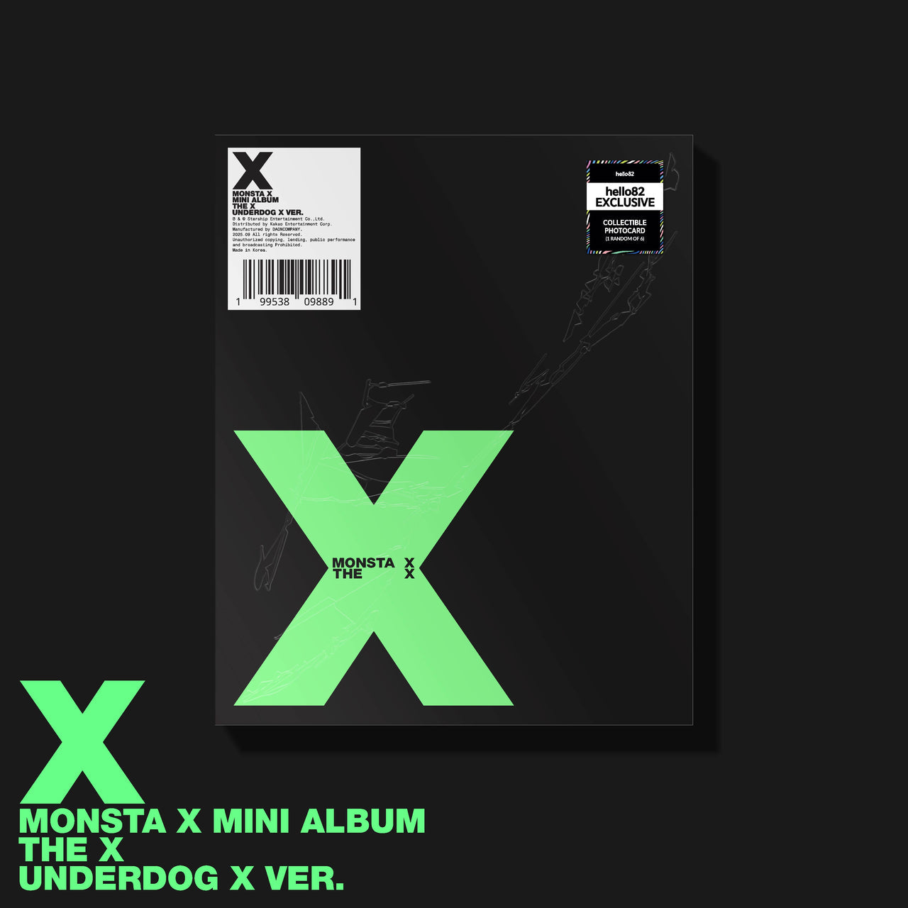 [PRE-ORDER] MONSTA X - 'THE X' (Standard ver.) (hello82 [POP-UP Exclusive])