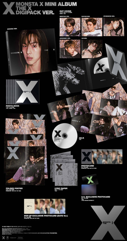 [PRE-ORDER] MONSTA X - 'THE X' (DIGIPACK ver.) [POP-UP Exclusive]