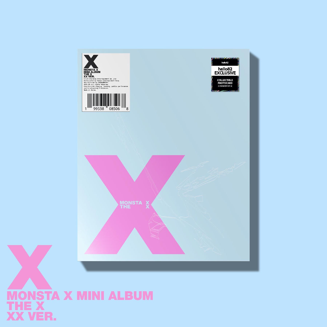 [PRE-ORDER] MONSTA X - 'THE X' (Standard ver.) (hello82 [POP-UP Exclusive])