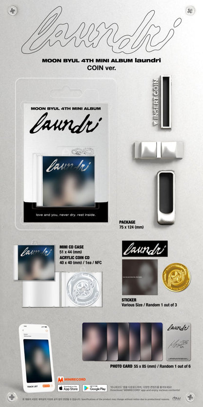 [PRE-ORDER] MAMAMOO - MOONBYUL - The 4th Album 'laundri' (COIN version)