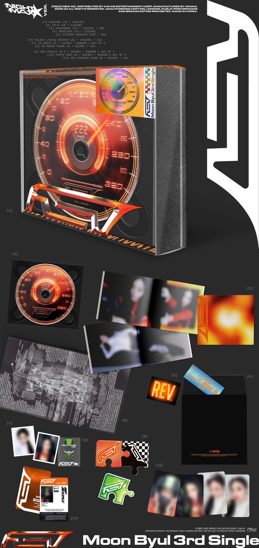 [PRE-ORDER] MAMAMOO - MOON BYUL - 3rd Single Album 'REV'