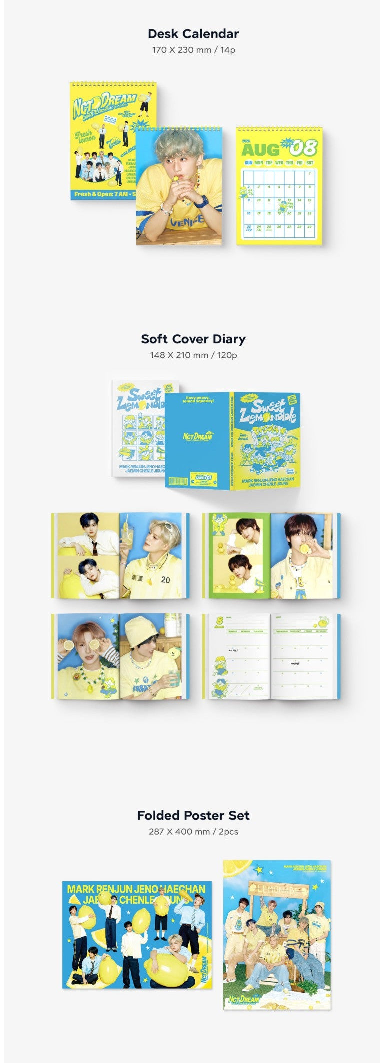 [PRE-ORDER] NCT DREAM - 2026 SEASON'S GREETINGS 'Sweet Lemonade Dream' + Photocard Set POB