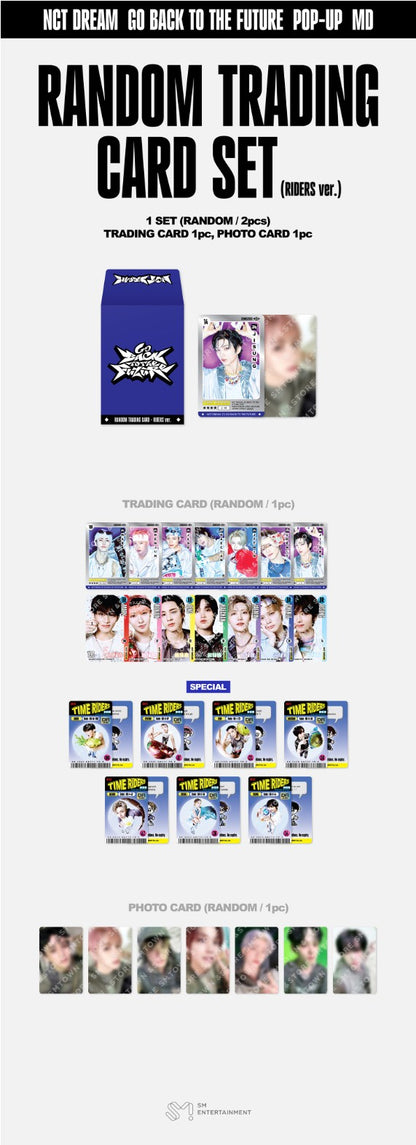[PRE-ORDER] NCT DREAM - 2025 NCT DREAM POP-UP 'TIME RIDERS' MD - Random Trading Card Set (RIDERS ver.)