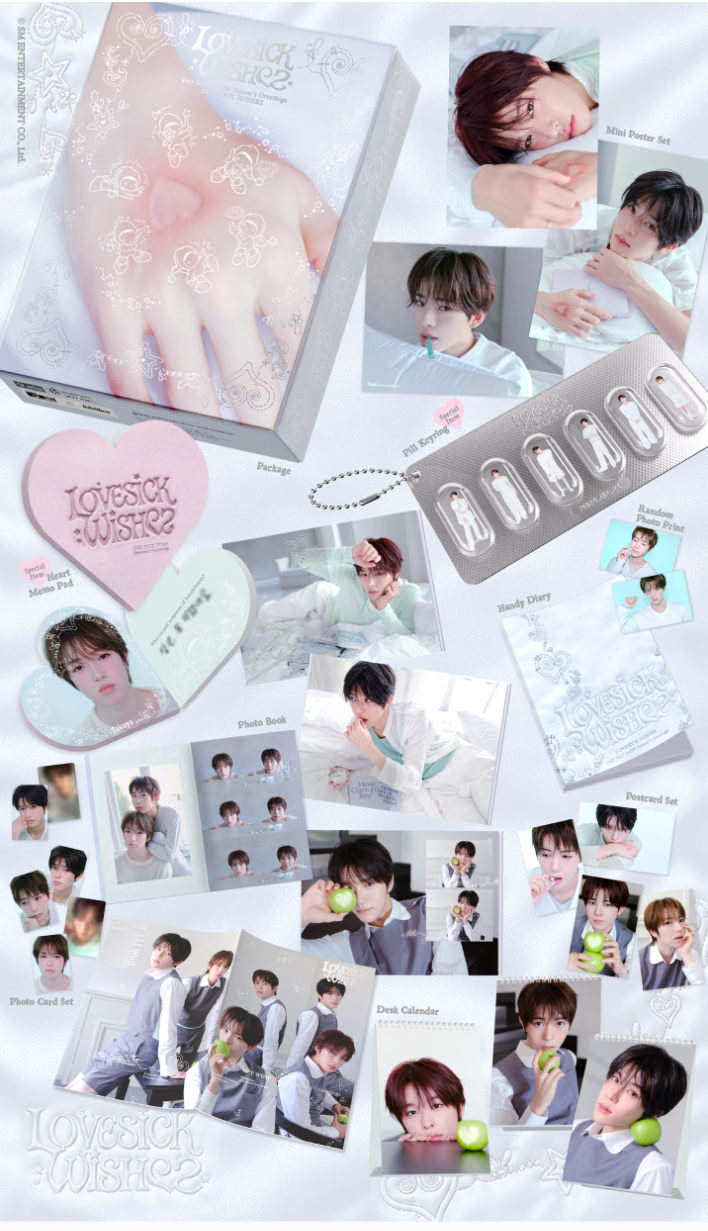 [PRE-ORDER] NCT WISH - 2027 SEASON'S GREETINGS 'LOVESICK WISH' + POB Photocard Set