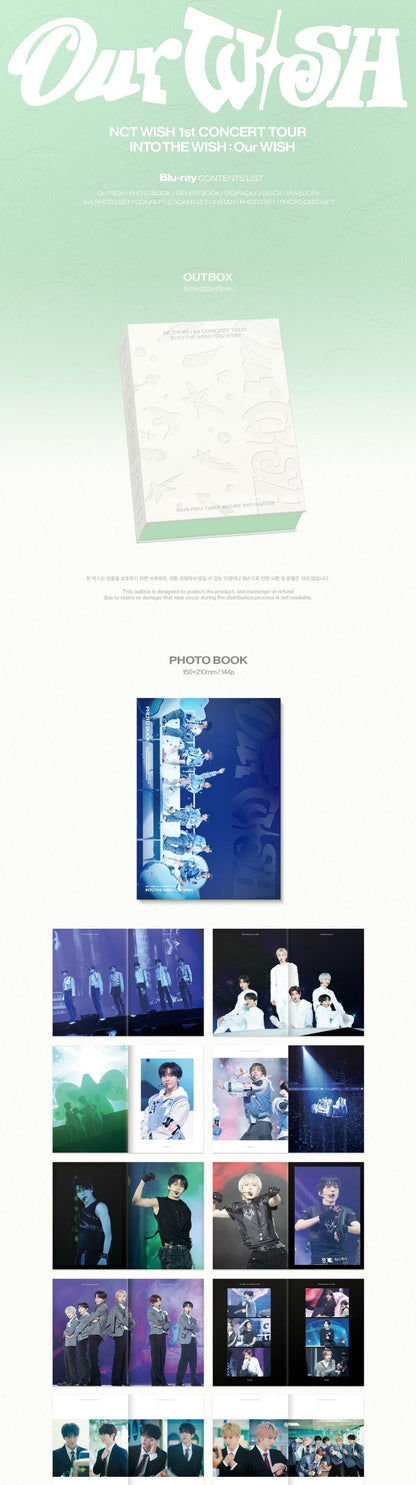 [PRE-ORDER] NCT WISH - 1st CONCERT TOUR 'INTO THE WISH: Our Wish' (Blu-ray ver.)