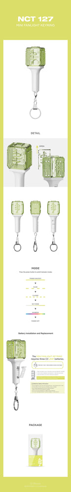 NCT 127 - Mini Fanlight Keyring
