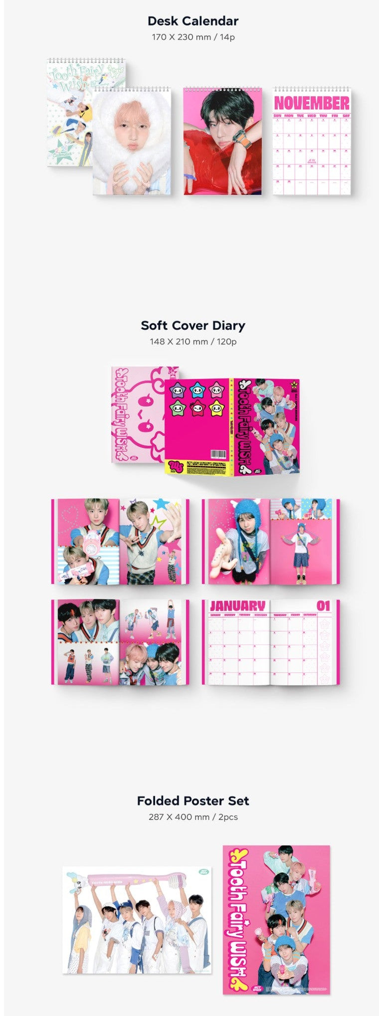 PRE-ORDER] NCT WISH - 2026 SEASON'S GREETINGS 'Tooth Fairy WISH' +