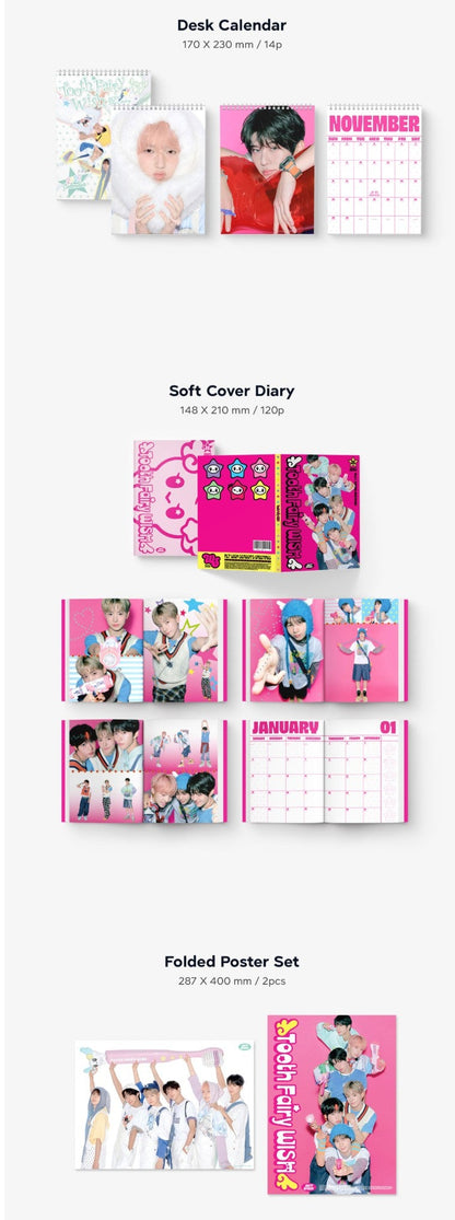 [PRE-ORDER] NCT WISH - 2026 SEASON'S GREETINGS 'Tooth Fairy WISH' + Photocard Set POB