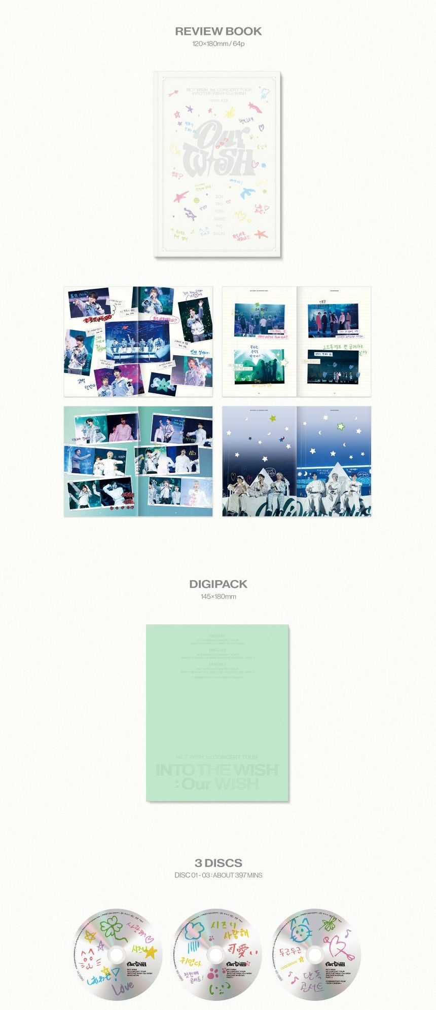 [PRE-ORDER] NCT WISH - 1st CONCERT TOUR 'INTO THE WISH: Our Wish' (Blu-ray ver.)