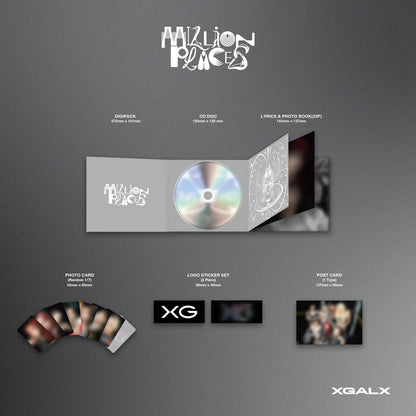 XG - 'MILLION PLACES' + Trading Card POB