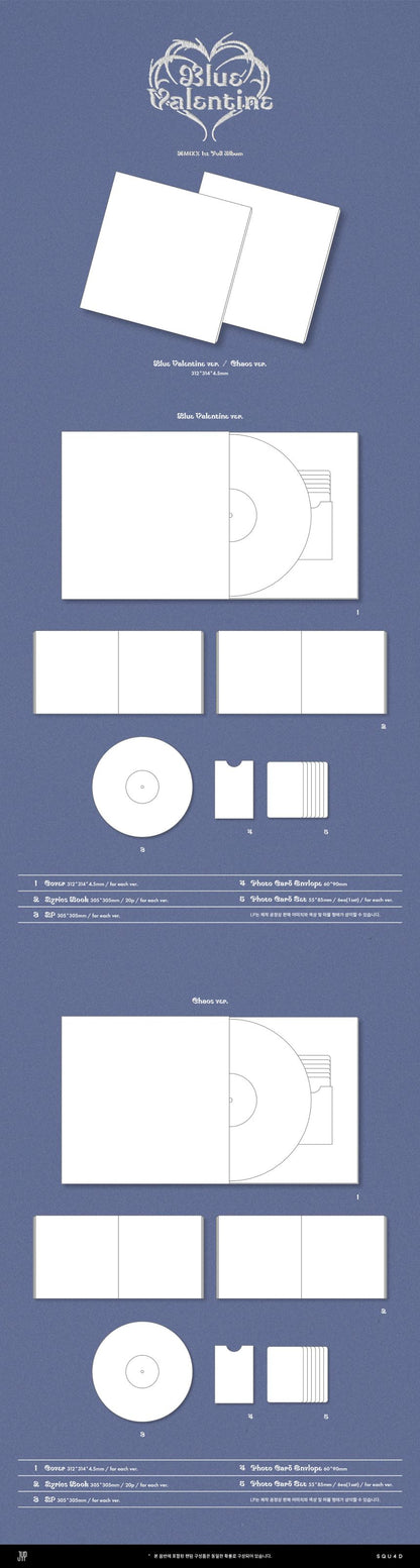 [PRE-ORDER] NMIXX - 1st Full Album 'Blue Valentine' (LP Vinyl)