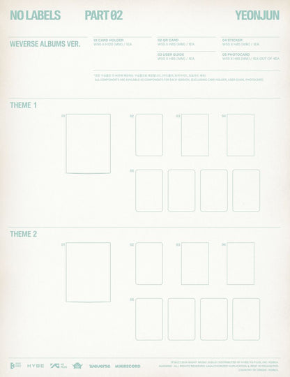[PRE-ORDER] TXT - YEONJUN - 'NO LABELS: PART 02' (Weverse Albums ver.)