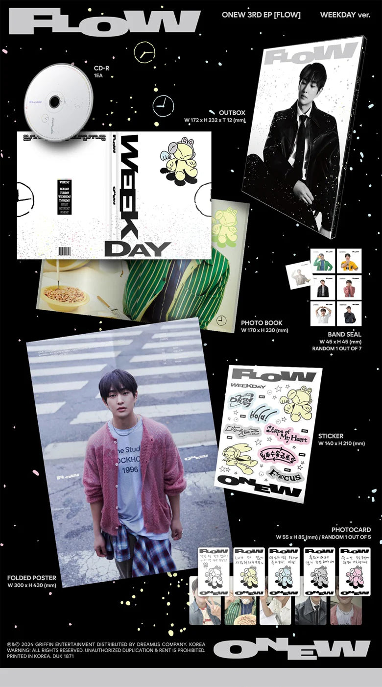 [FINAL SALE] SHINee - ONEW - 3rd Mini-Album 'FLOW'